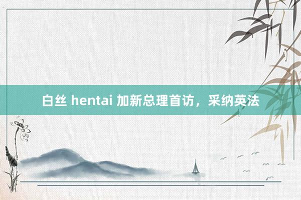 白丝 hentai 加新总理首访，采纳英法